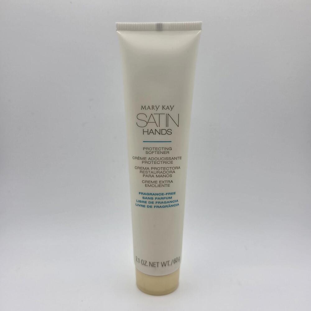 Mary Kay Satin Hands PROTECTING SOFTENER Fragrance Free Full Size NO WRAP